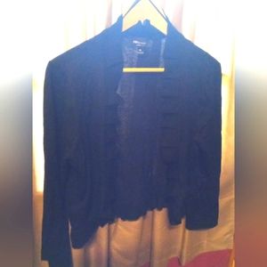 RN studios black shrug sweater